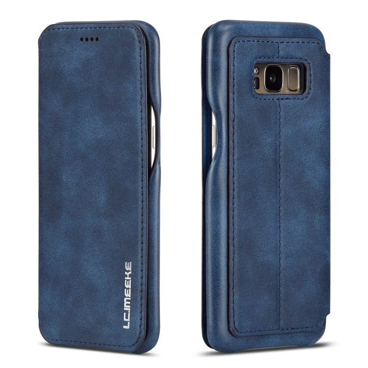 For Galaxy S8 Hon Ancient Series Leather Case with Card Slots & Holder & Wallet
