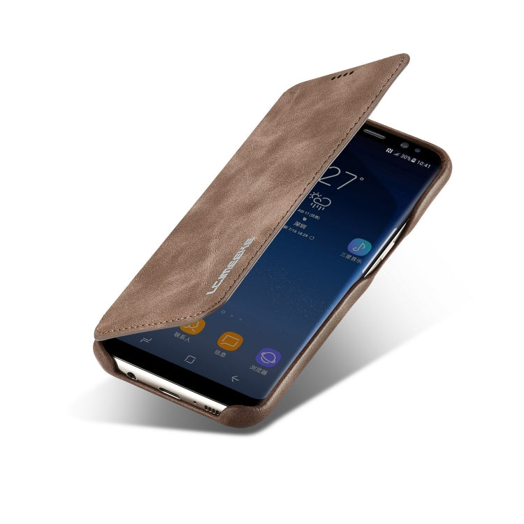 For Galaxy S8 Hon Ancient Series Leather Case with Card Slots & Holder & Wallet
