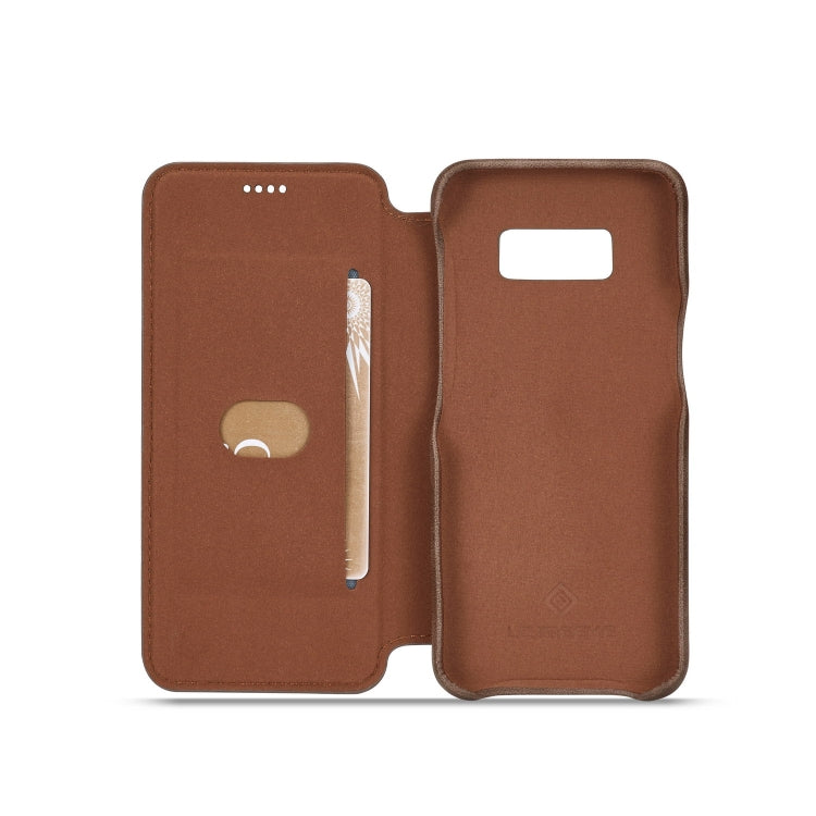 For Galaxy S8 Hon Ancient Series Leather Case with Card Slots & Holder & Wallet