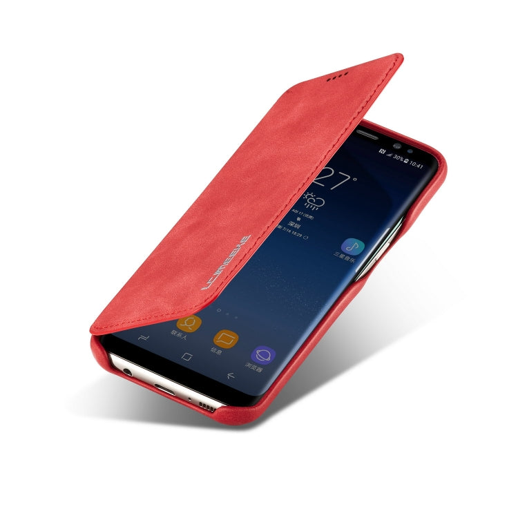 For Galaxy S8 Hon Ancient Series Leather Case with Card Slots & Holder & Wallet