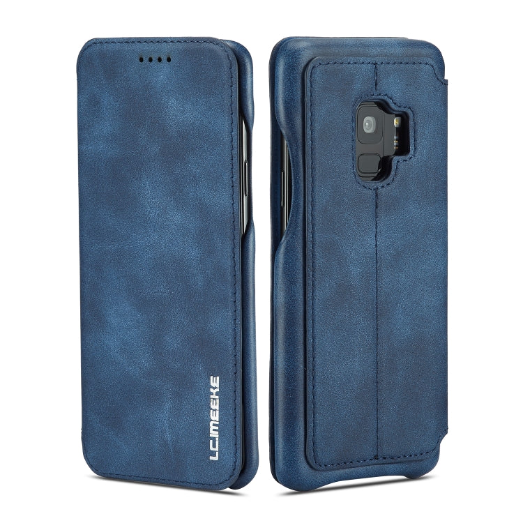 ForGalaxy S9 Hon Ancient Series Leather Case with Card Slots & Holder & Wallet