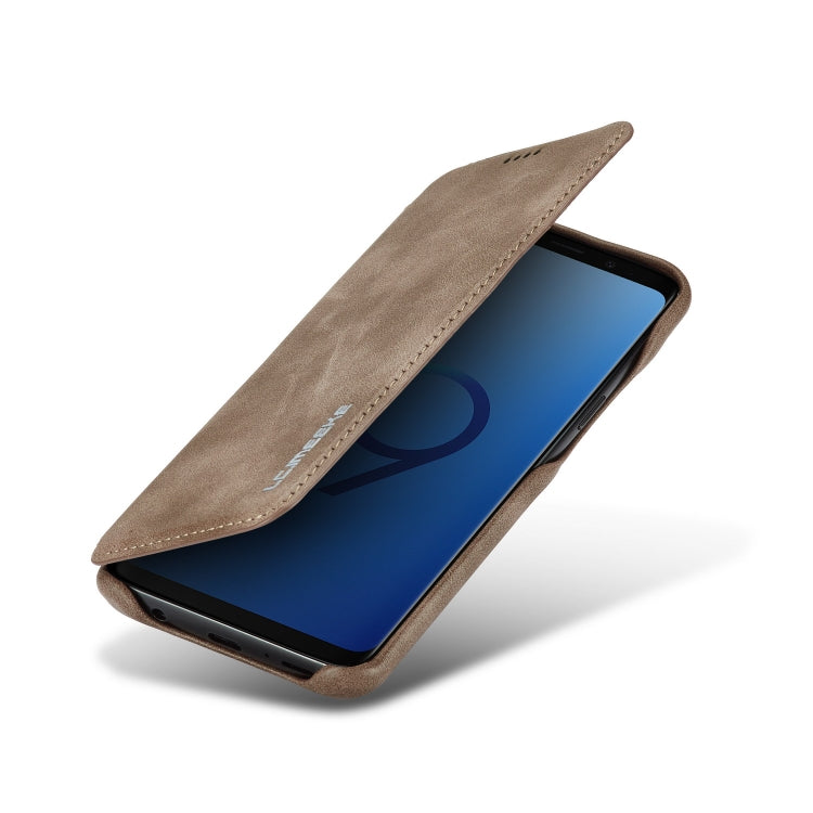 ForGalaxy S9 Hon Ancient Series Leather Case with Card Slots & Holder & Wallet