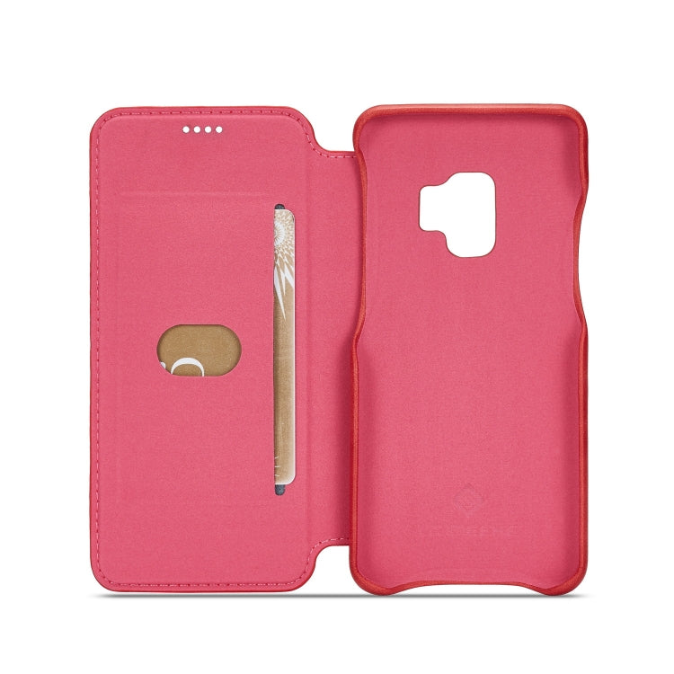 ForGalaxy S9 Hon Ancient Series Leather Case with Card Slots & Holder & Wallet