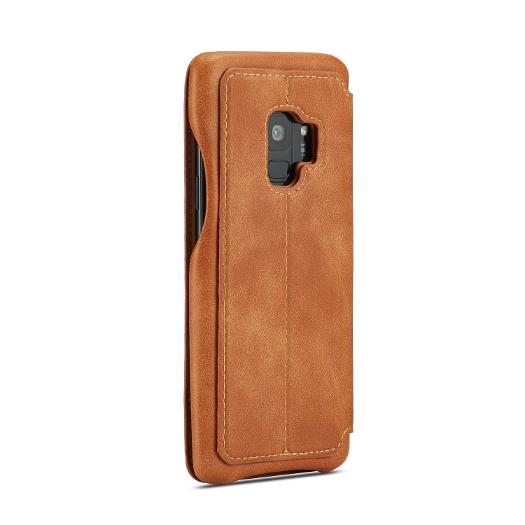 For Galaxy S9+ Hon Ancient Series Leather Case with Card Slots & Holder & Wallet