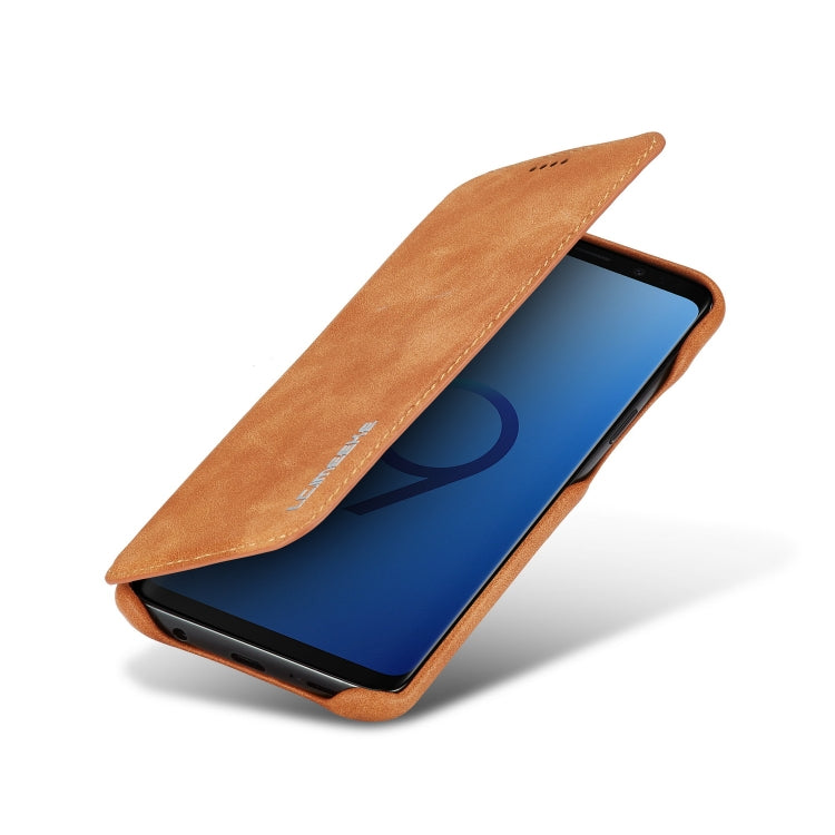 For Galaxy S9+ Hon Ancient Series Leather Case with Card Slots & Holder & Wallet