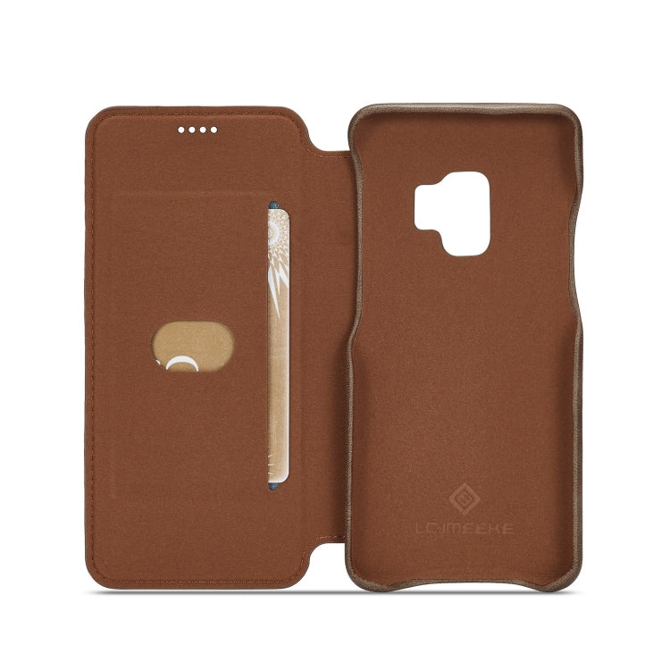 For Galaxy S9+ Hon Ancient Series Leather Case with Card Slots & Holder & Wallet