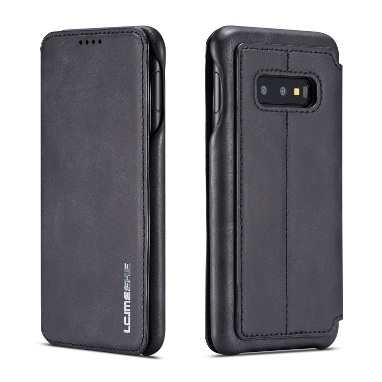 For Galaxy S10e Hon Ancient Series Leather Case with Card Slots & Holder & Wallet