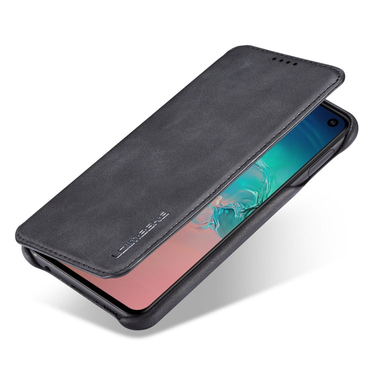 For Galaxy S10e Hon Ancient Series Leather Case with Card Slots & Holder & Wallet
