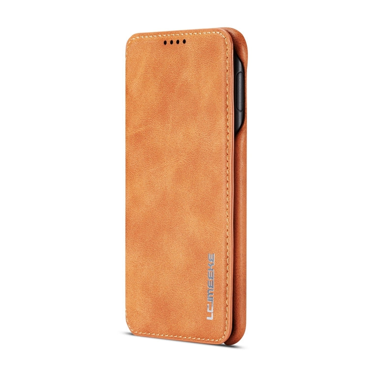 For Galaxy S10e Hon Ancient Series Leather Case with Card Slots & Holder & Wallet