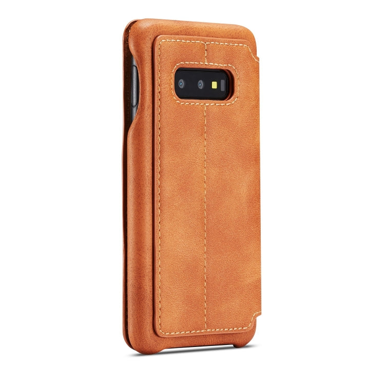 For Galaxy S10e Hon Ancient Series Leather Case with Card Slots & Holder & Wallet