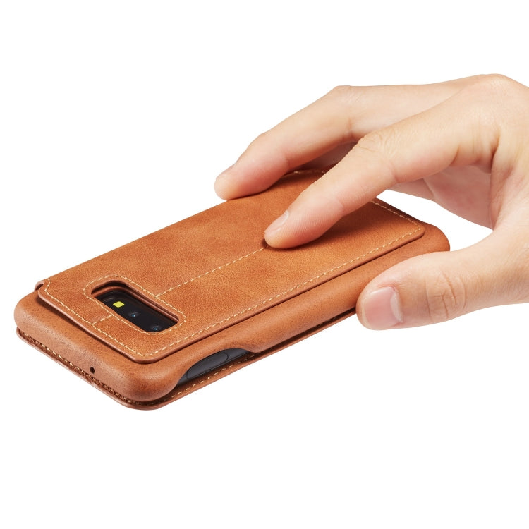 For Galaxy S10e Hon Ancient Series Leather Case with Card Slots & Holder & Wallet