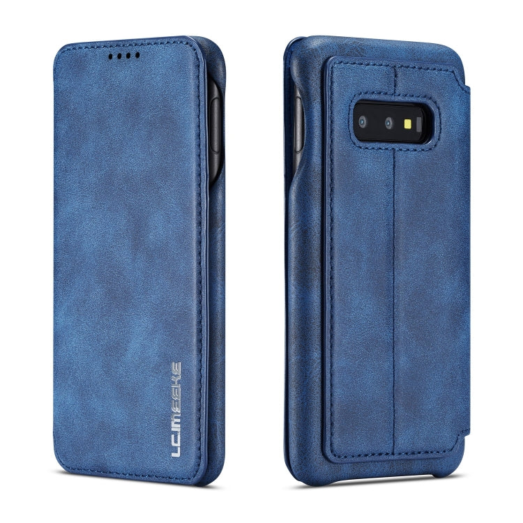 For Galaxy S10e Hon Ancient Series Leather Case with Card Slots & Holder & Wallet