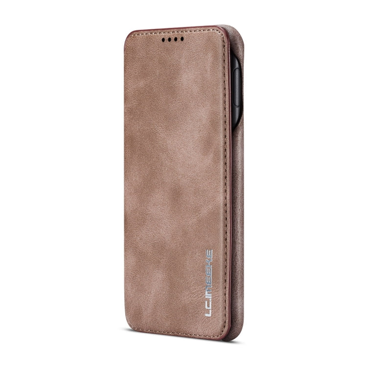 For Galaxy S10e Hon Ancient Series Leather Case with Card Slots & Holder & Wallet