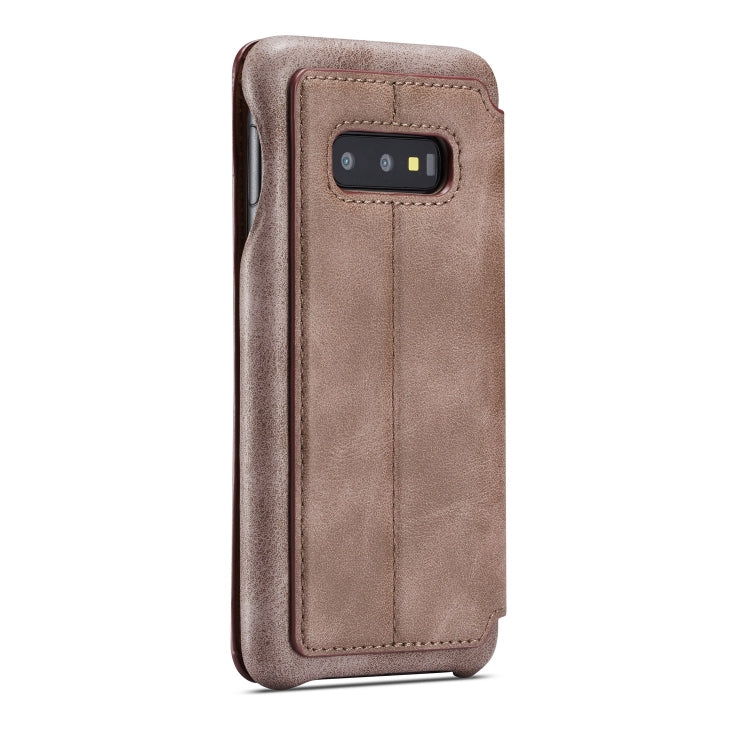 For Galaxy S10e Hon Ancient Series Leather Case with Card Slots & Holder & Wallet