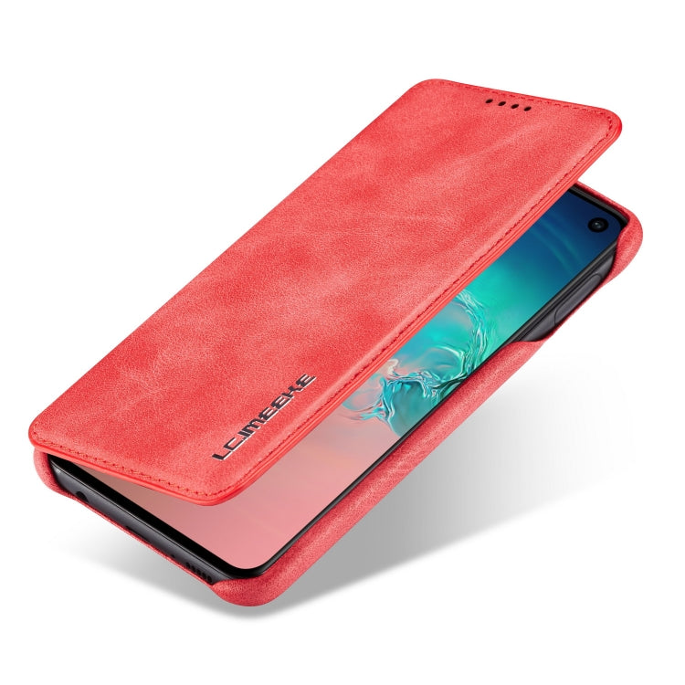 For Galaxy S10e Hon Ancient Series Leather Case with Card Slots & Holder & Wallet