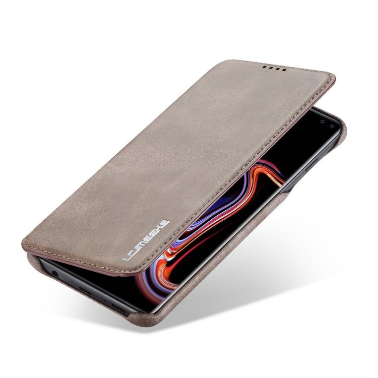 For Galaxy S10 Hon Ancient Series Leather Case with Card Slots & Holder & Wallet