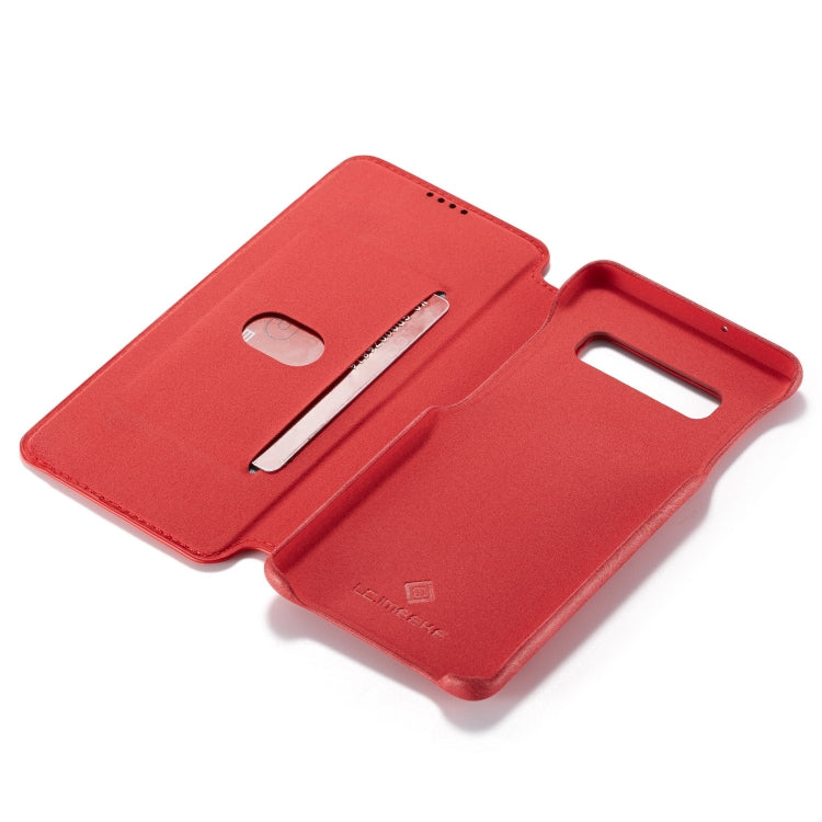 For Galaxy S10 Hon Ancient Series Leather Case with Card Slots & Holder & Wallet