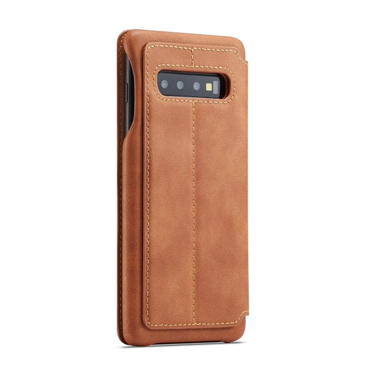 For Galaxy S10+ Hon Ancient Series Leather Case with Card Slots & Holder & Wallet