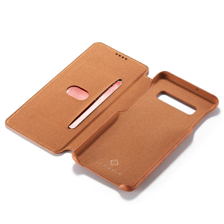 For Galaxy S10+ Hon Ancient Series Leather Case with Card Slots & Holder & Wallet