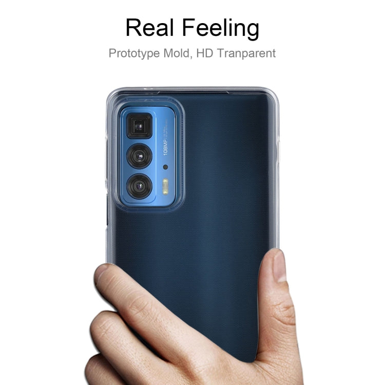 For Motorola Edge 20 Pro 0.75mm Ultra-thin Transparent TPU Soft Protective Case