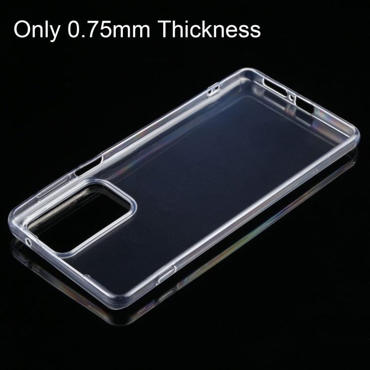 For Motorola Edge 20 Pro 0.75mm Ultra-thin Transparent TPU Soft Protective Case