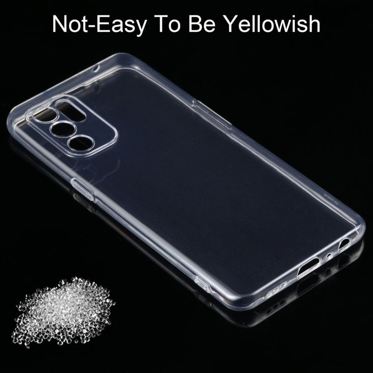 For OPPO Reno6 4G 0.75mm Ultra-thin Transparent TPU Soft Protective Case