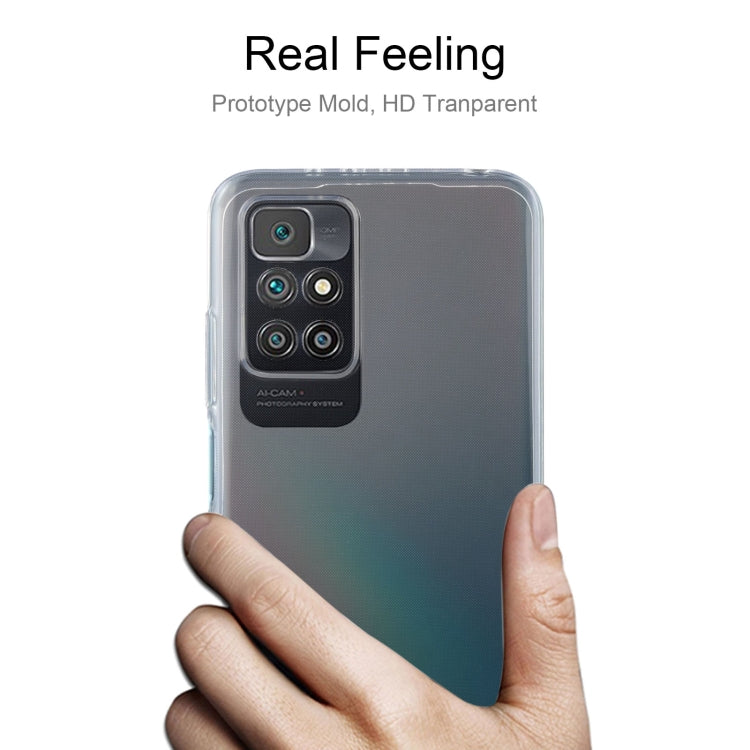 For Xiaomi Redmi 10 0.75mm Ultra-thin Transparent TPU Soft Protective Case