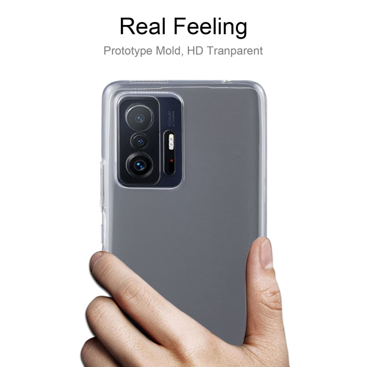 For Xiaomi Mi 11T 0.75mm Ultra-thin Transparent TPU Soft Protective Case