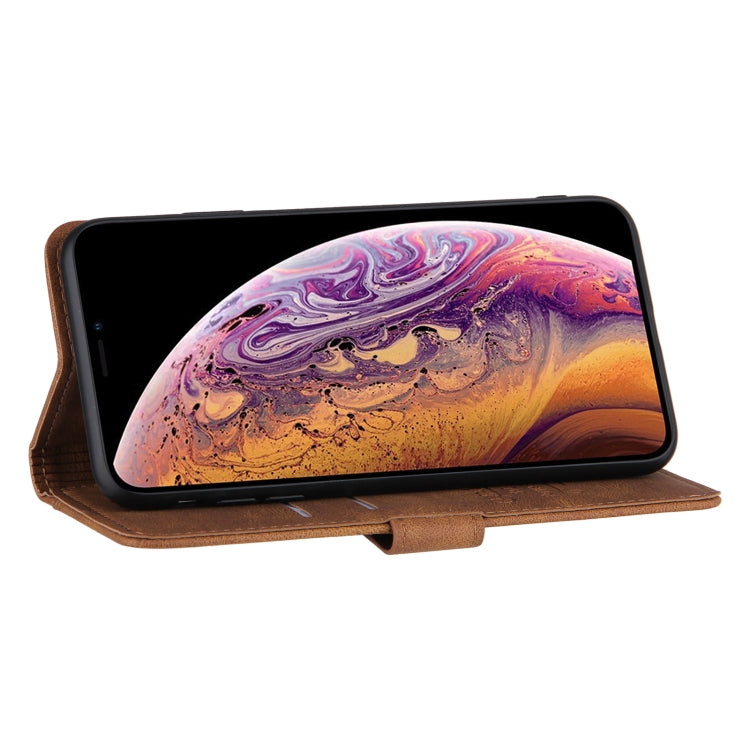For iPhone XS Max Reverse Buckle Horizontal Flip PU Leather Case with Holder & Card Slot & Wallet