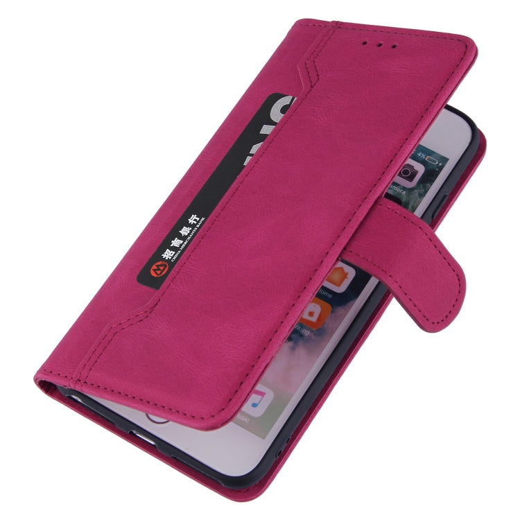 Reverse Buckle Horizontal Flip PU Leather Case with Holder & Card Slot & Wallet For iPhone 8 Plus / 7 Plus