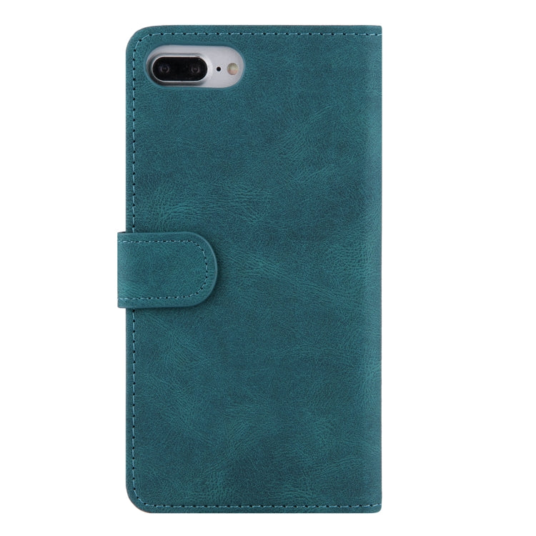 Reverse Buckle Horizontal Flip PU Leather Case with Holder & Card Slot & Wallet For iPhone 8 Plus / 7 Plus