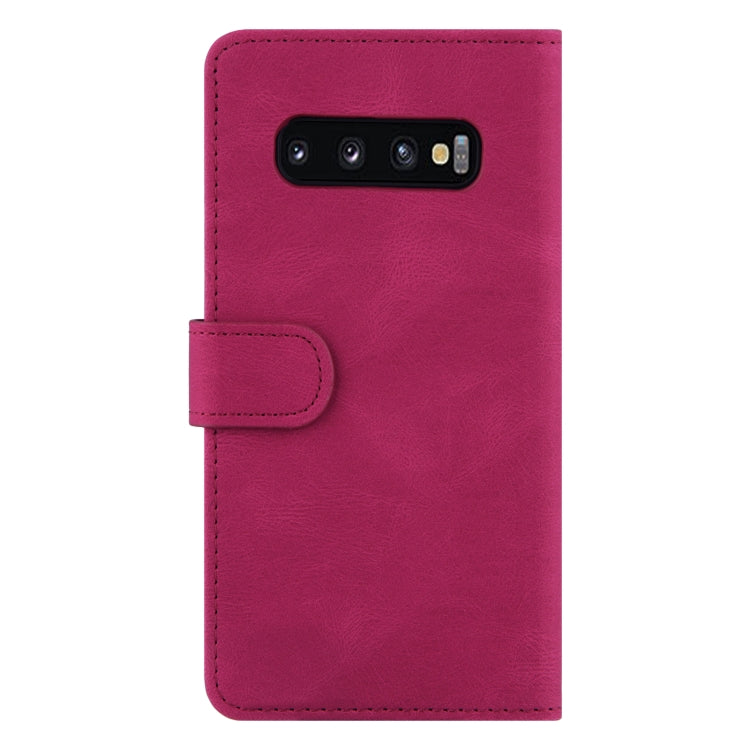 For Samsung Galaxy S10 Reverse Buckle Horizontal Flip PU Leather Case with Holder & Card Slot & Wallet