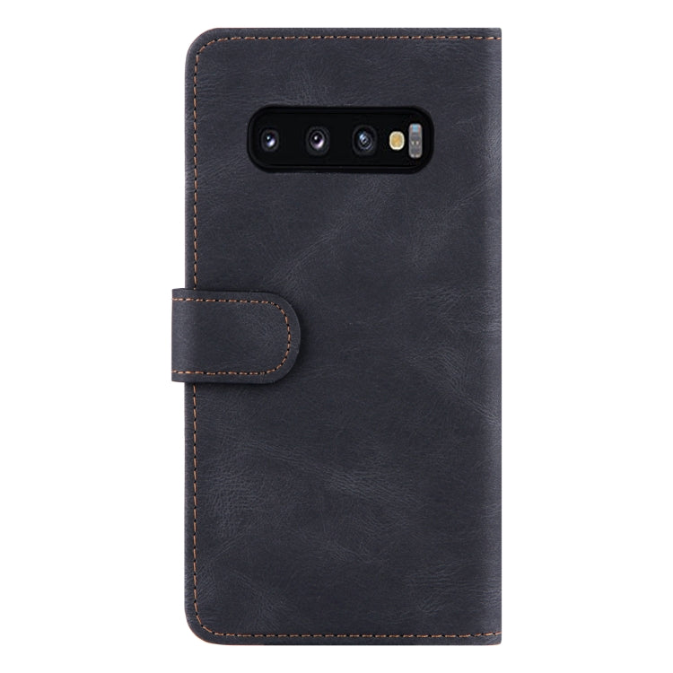 For Samsung Galaxy S10+ Reverse Buckle Horizontal Flip PU Leather Case with Holder & Card Slot & Wallet