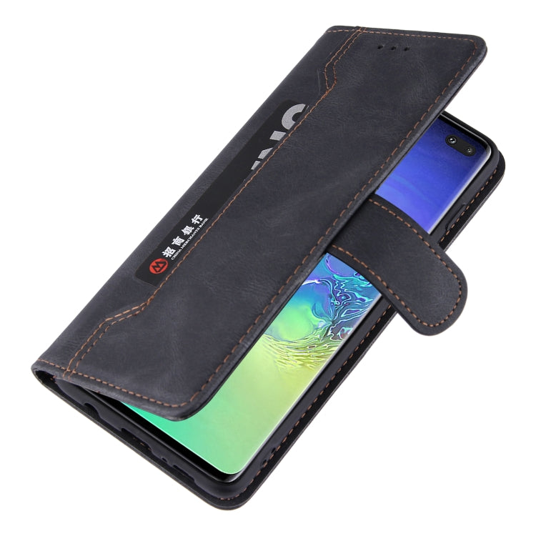 For Samsung Galaxy S10+ Reverse Buckle Horizontal Flip PU Leather Case with Holder & Card Slot & Wallet