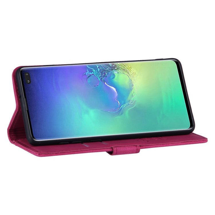 For Samsung Galaxy S10+ Reverse Buckle Horizontal Flip PU Leather Case with Holder & Card Slot & Wallet