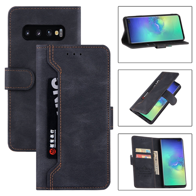 For Samsung Galaxy S10e Reverse Buckle Horizontal Flip PU Leather Case with Holder & Card Slot & Wallet