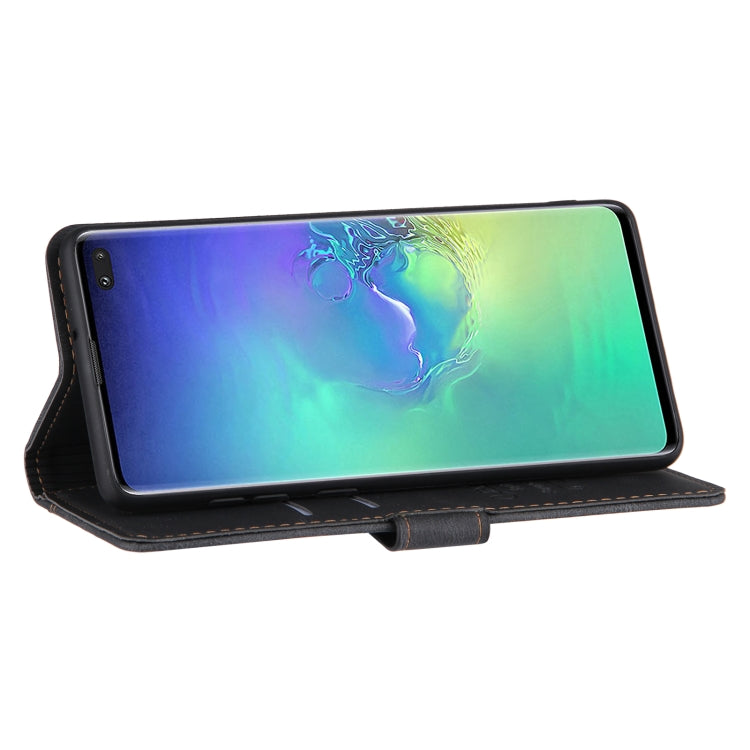 For Samsung Galaxy S10e Reverse Buckle Horizontal Flip PU Leather Case with Holder & Card Slot & Wallet