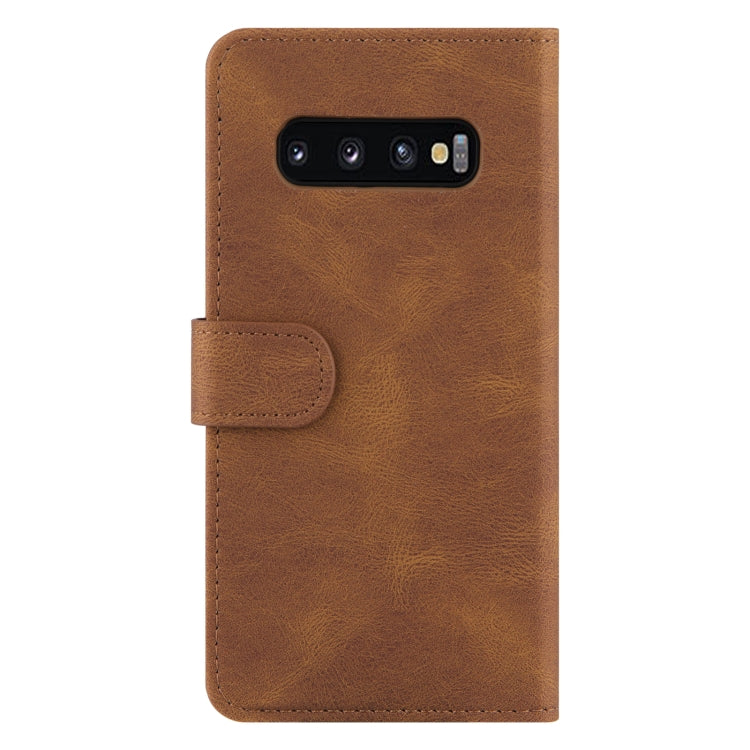 For Samsung Galaxy S10e Reverse Buckle Horizontal Flip PU Leather Case with Holder & Card Slot & Wallet