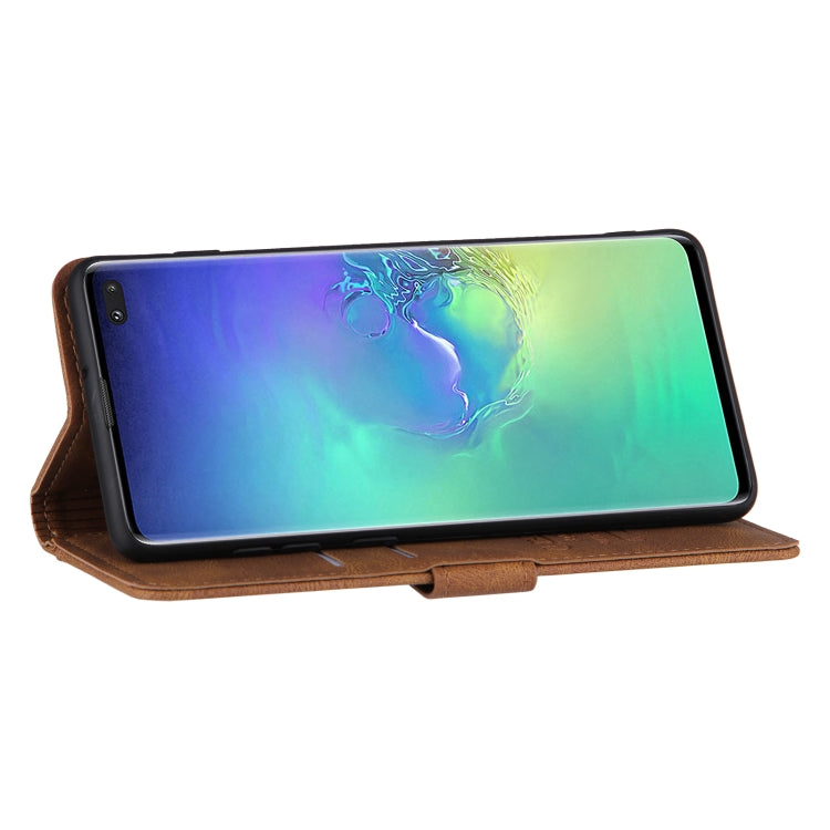 For Samsung Galaxy S10e Reverse Buckle Horizontal Flip PU Leather Case with Holder & Card Slot & Wallet