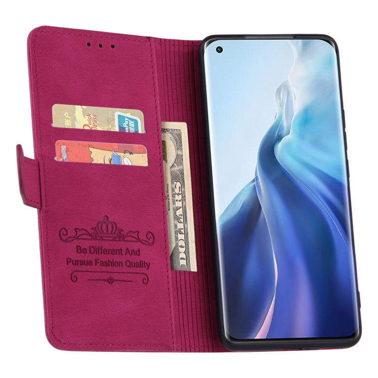 For Xiaomi Mi 11 Reverse Buckle Horizontal Flip PU Leather Case with Holder & Card Slot & Wallet