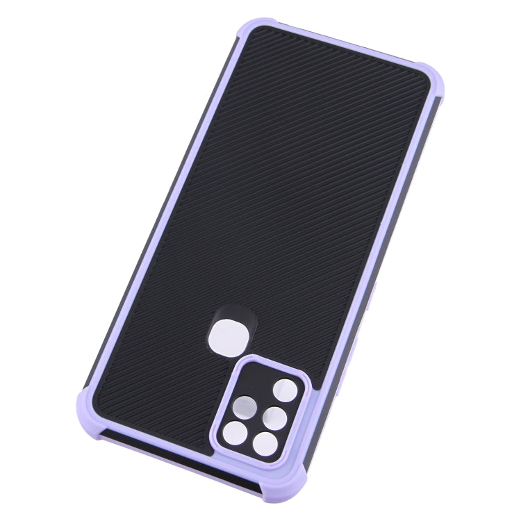 For Infinix Hot 10 Eagle Eye Armor Dual-color Shockproof TPU + PC Protective Case