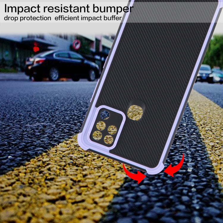 For Infinix Hot 10 Eagle Eye Armor Dual-color Shockproof TPU + PC Protective Case