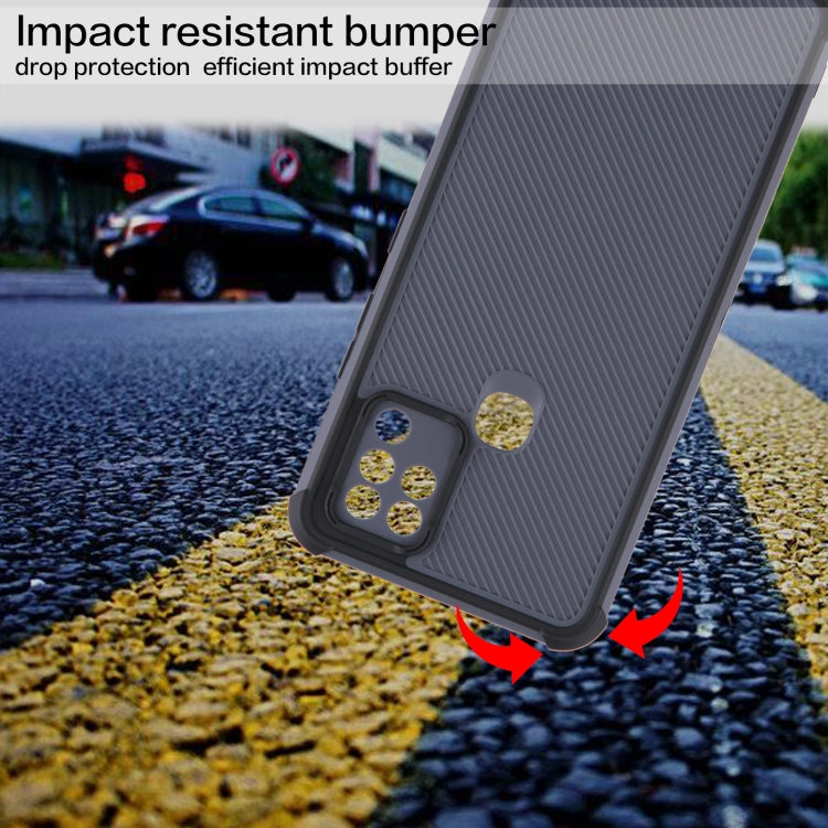 For Infinix Hot 10 Eagle Eye Armor Dual-color Shockproof TPU + PC Protective Case