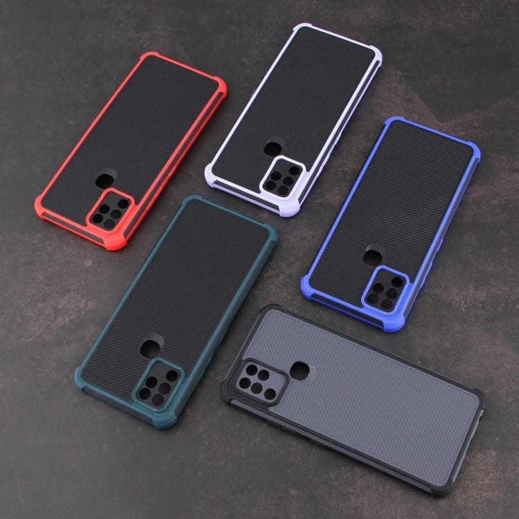 For Infinix Hot 10 Eagle Eye Armor Dual-color Shockproof TPU + PC Protective Case