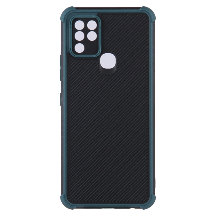 For Infinix Hot 10 Eagle Eye Armor Dual-color Shockproof TPU + PC Protective Case