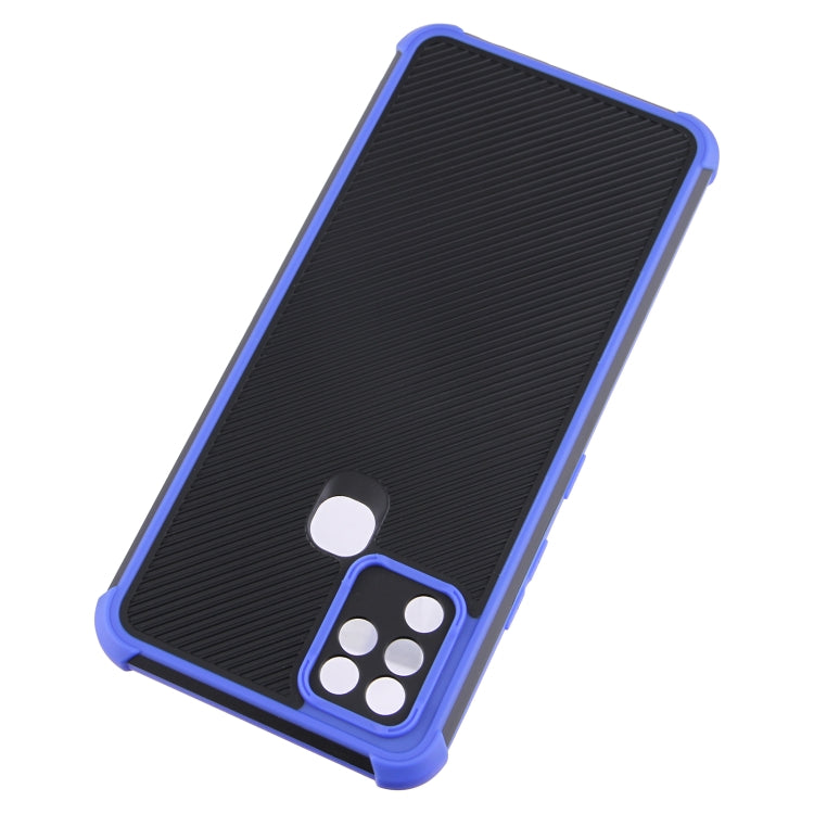 For Infinix Hot 10 Eagle Eye Armor Dual-color Shockproof TPU + PC Protective Case