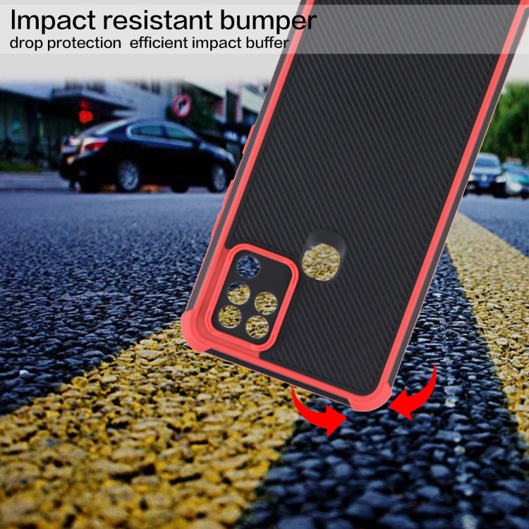 For Infinix Hot 10 Eagle Eye Armor Dual-color Shockproof TPU + PC Protective Case