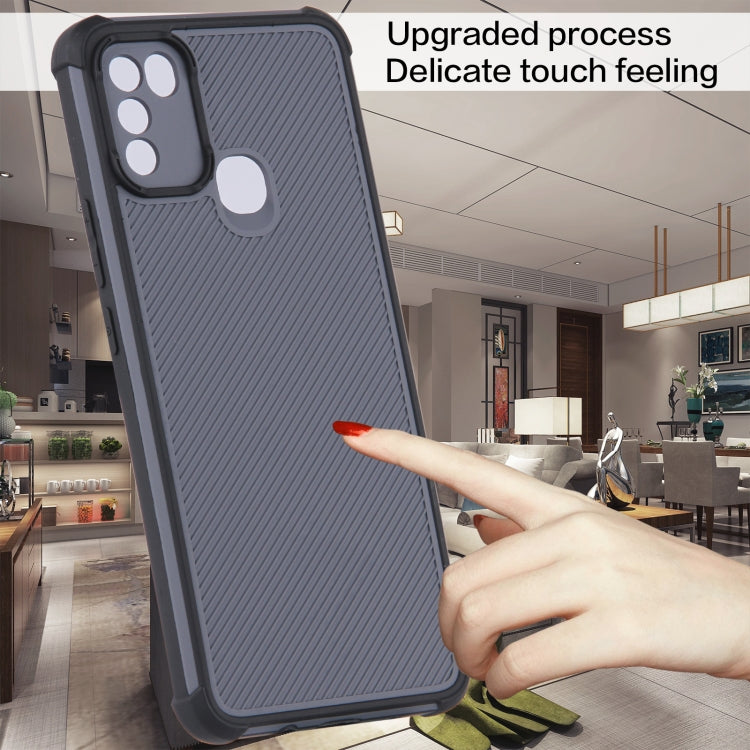 For Infinix Hot 10 Play/Smart 5 2021/Hot 9 Play Eagle Eye Armor Dual-color Shockproof TPU + PC Protective Case