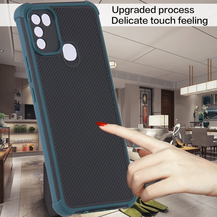For Infinix Hot 10 Play/Smart 5 2021/Hot 9 Play Eagle Eye Armor Dual-color Shockproof TPU + PC Protective Case