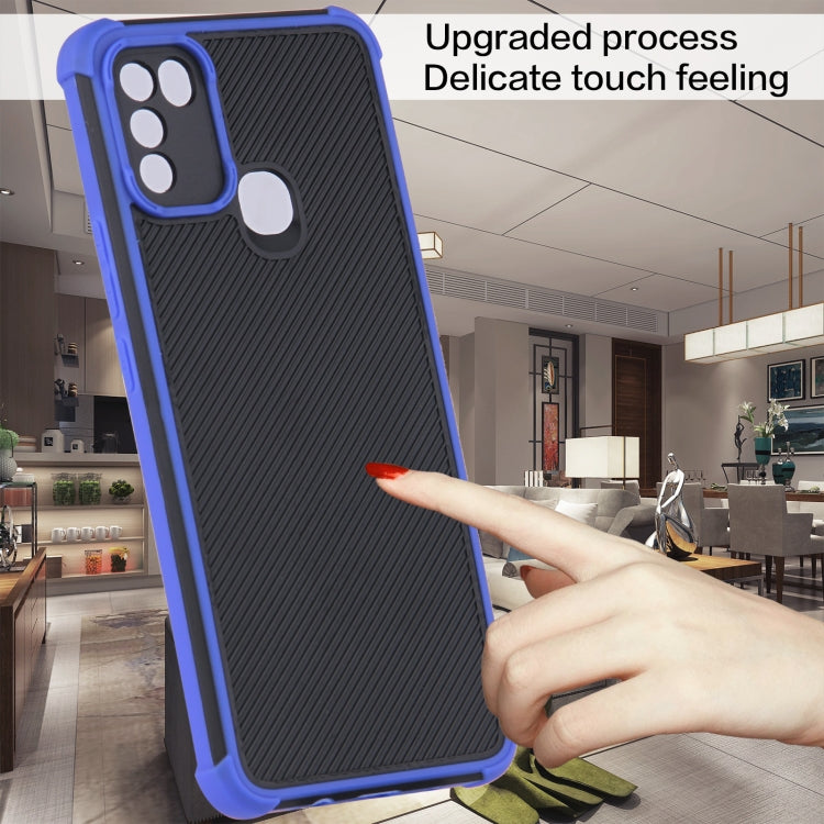 For Infinix Hot 10 Play/Smart 5 2021/Hot 9 Play Eagle Eye Armor Dual-color Shockproof TPU + PC Protective Case
